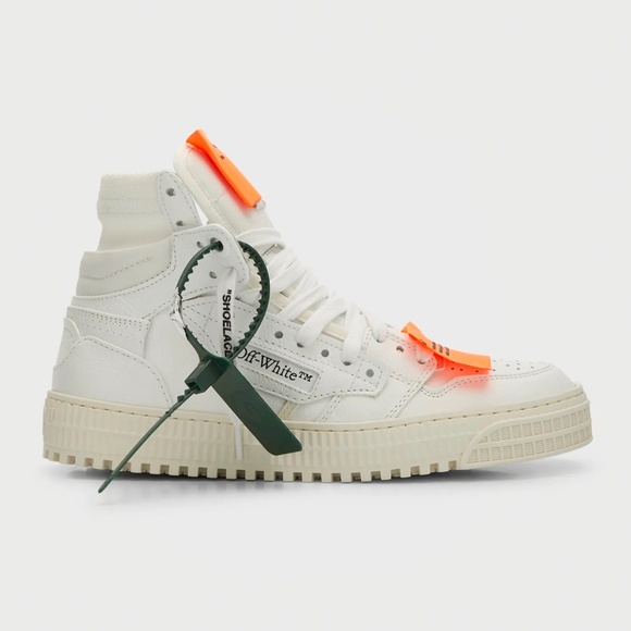 Off-White 3.0 Off Court leather hightop shoes tennis shoes $700 NWOT - Picture 2 of 7
